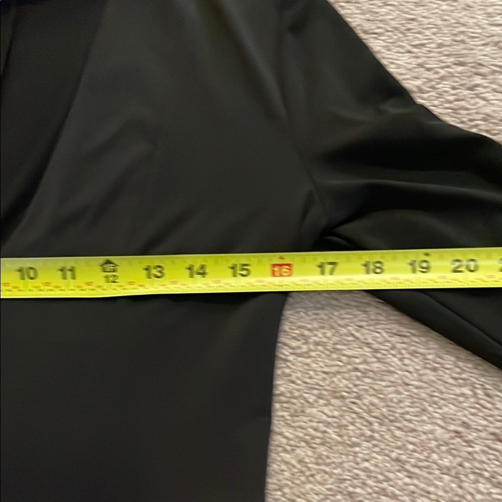 Brat Star Black Bodycon Dress Mock Neck Long Sleeve - Picture 3 of 5